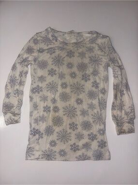 Kate Quinn Snowflake Pajama Top Long Sleeve 🌵18-24 months